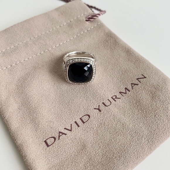 David Yurman - Albion Ring w Black Onyx & Diamonds - Picture 10 of 10
